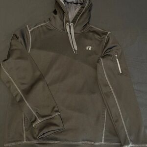 Russell Athletic Hoodie Size Medium Solid Black